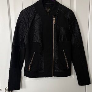 Guess Women's Black Leather Jacket